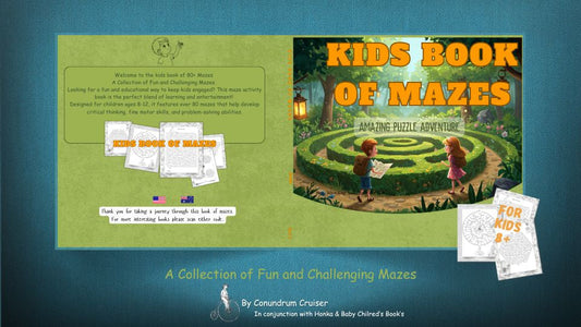 Kids maze book blog post