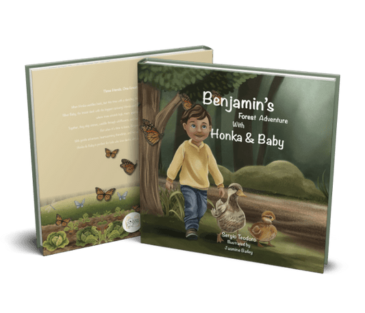 Benjamin’s Forest Adventure with Honka & Baby children’s book hard cover